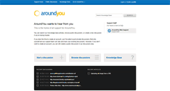 Desktop Screenshot of help.aroundyou.com.au